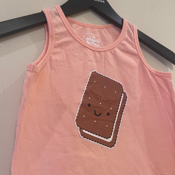 Whistle & Flute KAWAII ICE CREAM SANDWICH TANK TOP 5/6Y - Picture 5 of 7